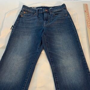 RE-IMAGINED by J Crew Slim Straight Dark Wash Jeans - Blue